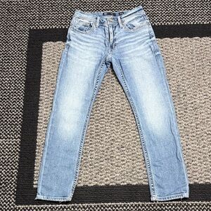 BKE Mason Jeans Men’s 28 Straight Leg Stretch Denim Classic Western Buckle